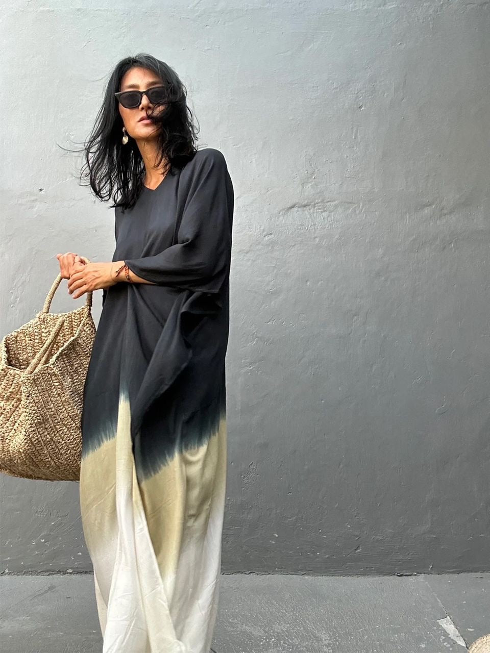 Bohemian Black Kaftan - PRE ORDER