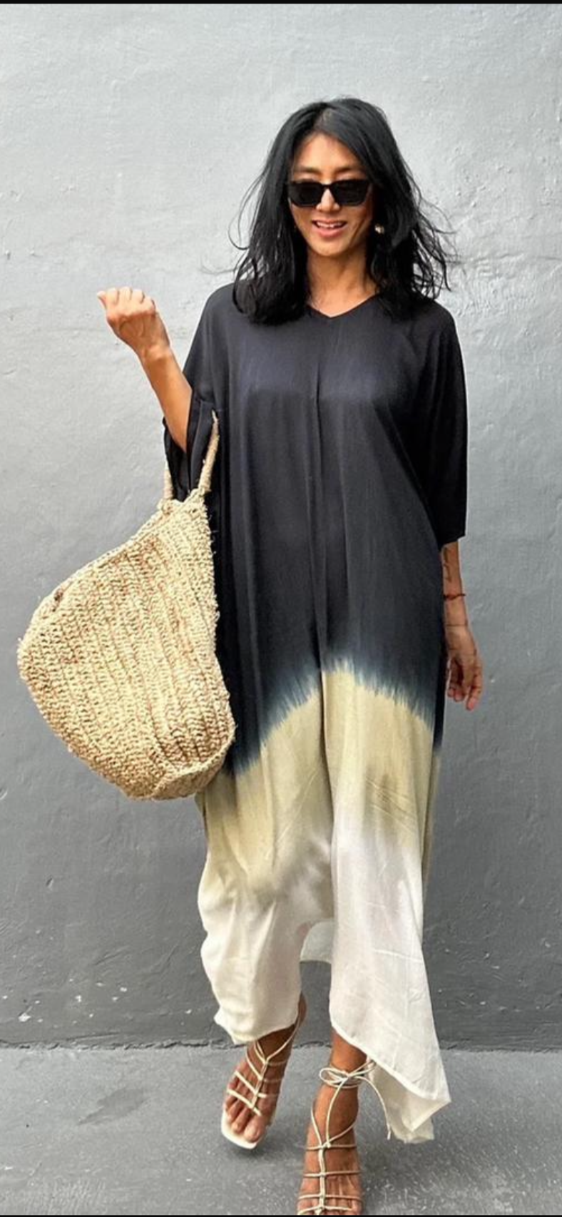 Bohemian Black Kaftan