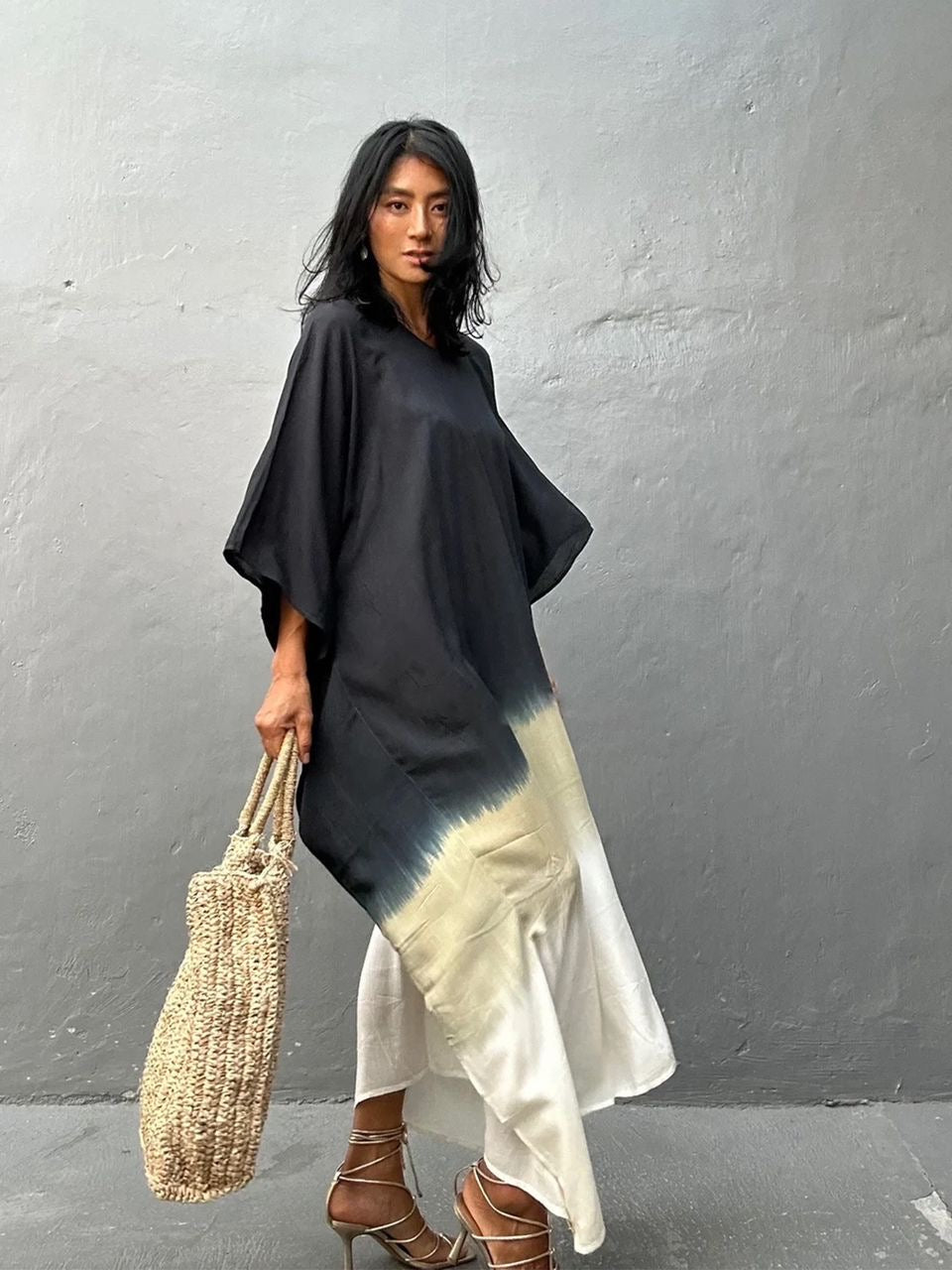 Bohemian Black Kaftan - PRE ORDER