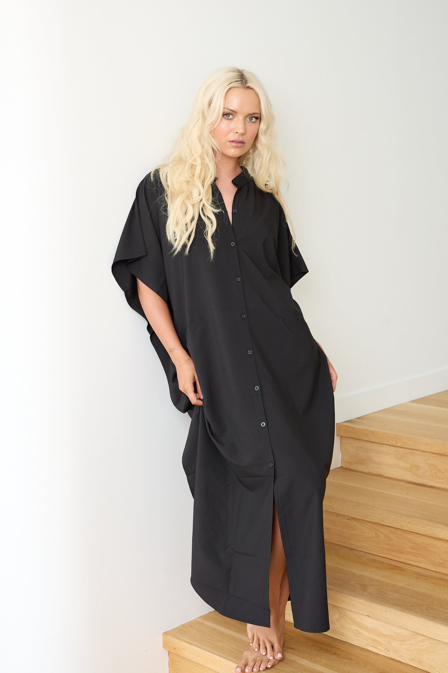 Long Button Up Kaftan