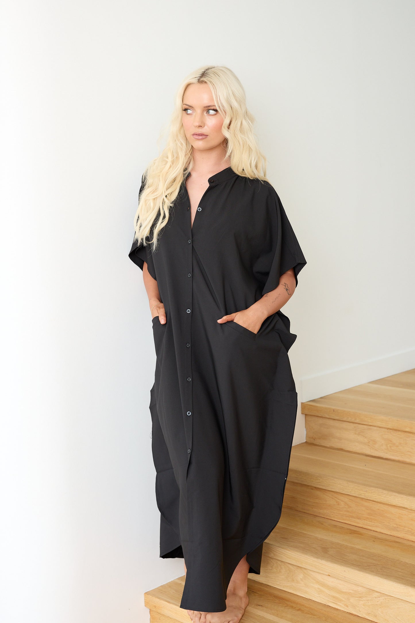 Long Button Up Kaftan